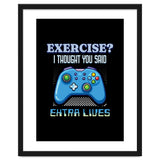 Exercise I Thought You Said Extra Lives – Gamer Humor Gift for Video Game Lovers thumbnail