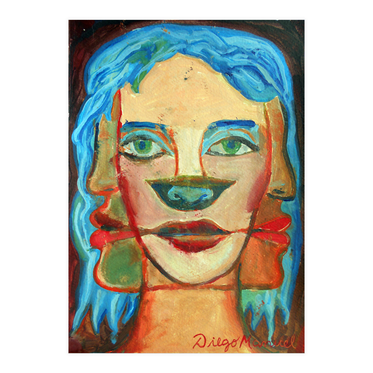 Cabeza De Mujer 19 (Print Only)