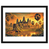 Vintage Cambodia, Angkor Wat Sunrise Poster thumbnail