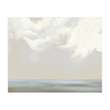 Abstract muted sea and clouds oil painting  (Print Only) thumbnail