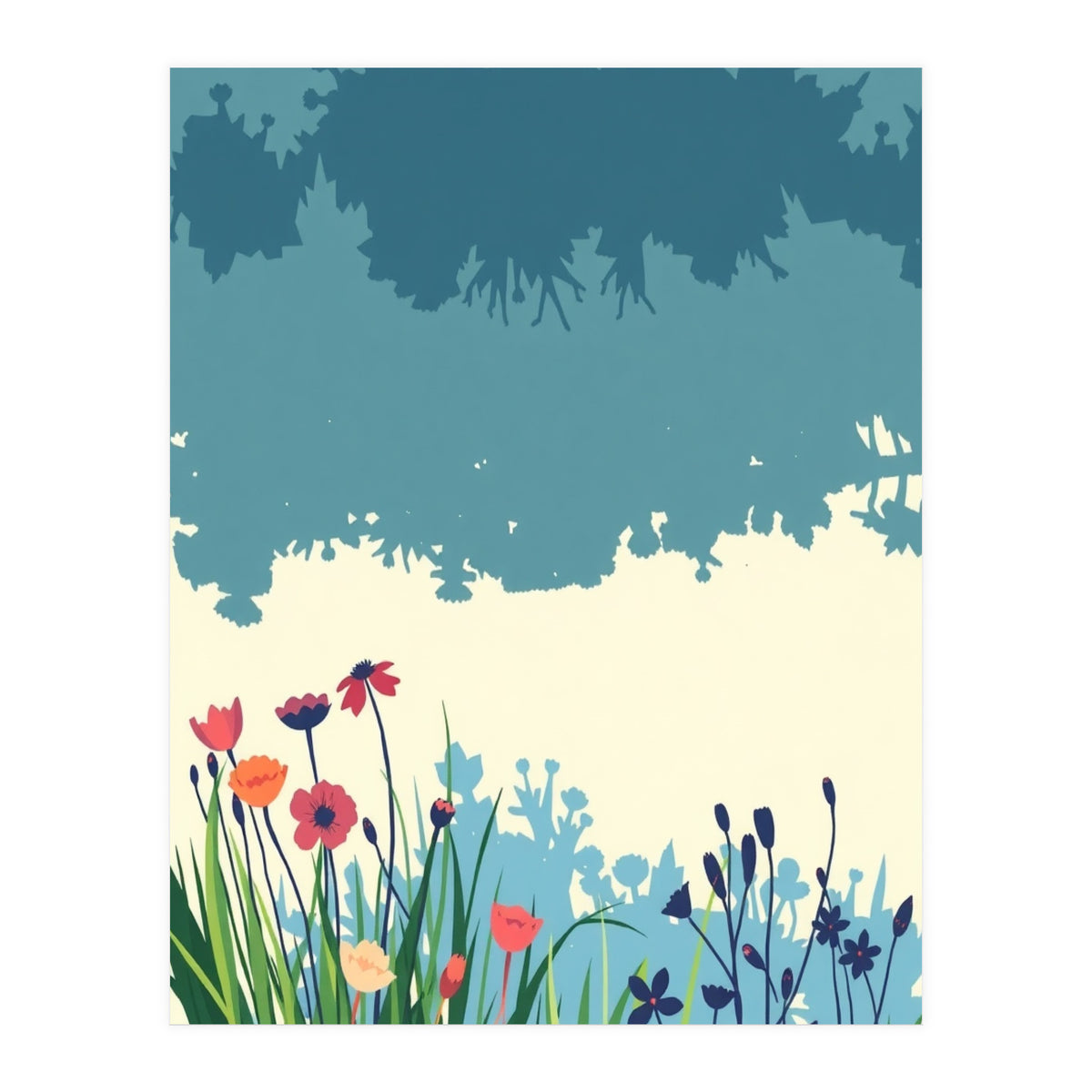 Lake Flower Nature (Print Only)