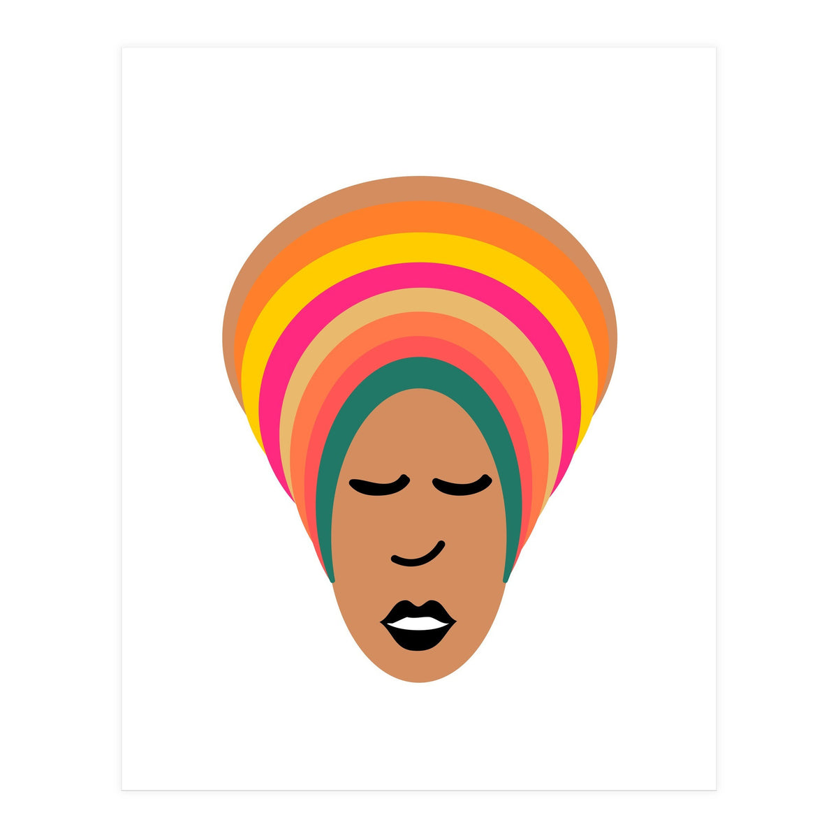 Beutiful Black African Woman (Print Only)