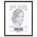 Receipt Art Emma Watson thumbnail
