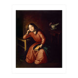 Child Madonna Asleep. La Virgen niña dormida. 1664. Jerez de la Frontera collegiate church. (Print Only) thumbnail