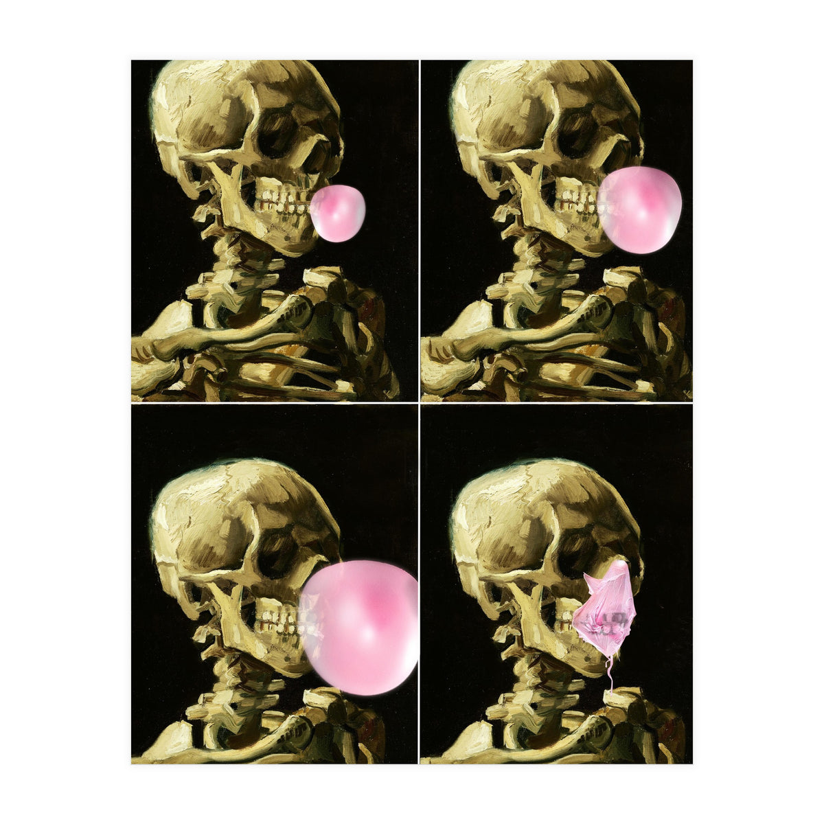 Skull Gum Explosion (Print Only)