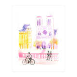 Paris Notre-dame Pink (Print Only) thumbnail