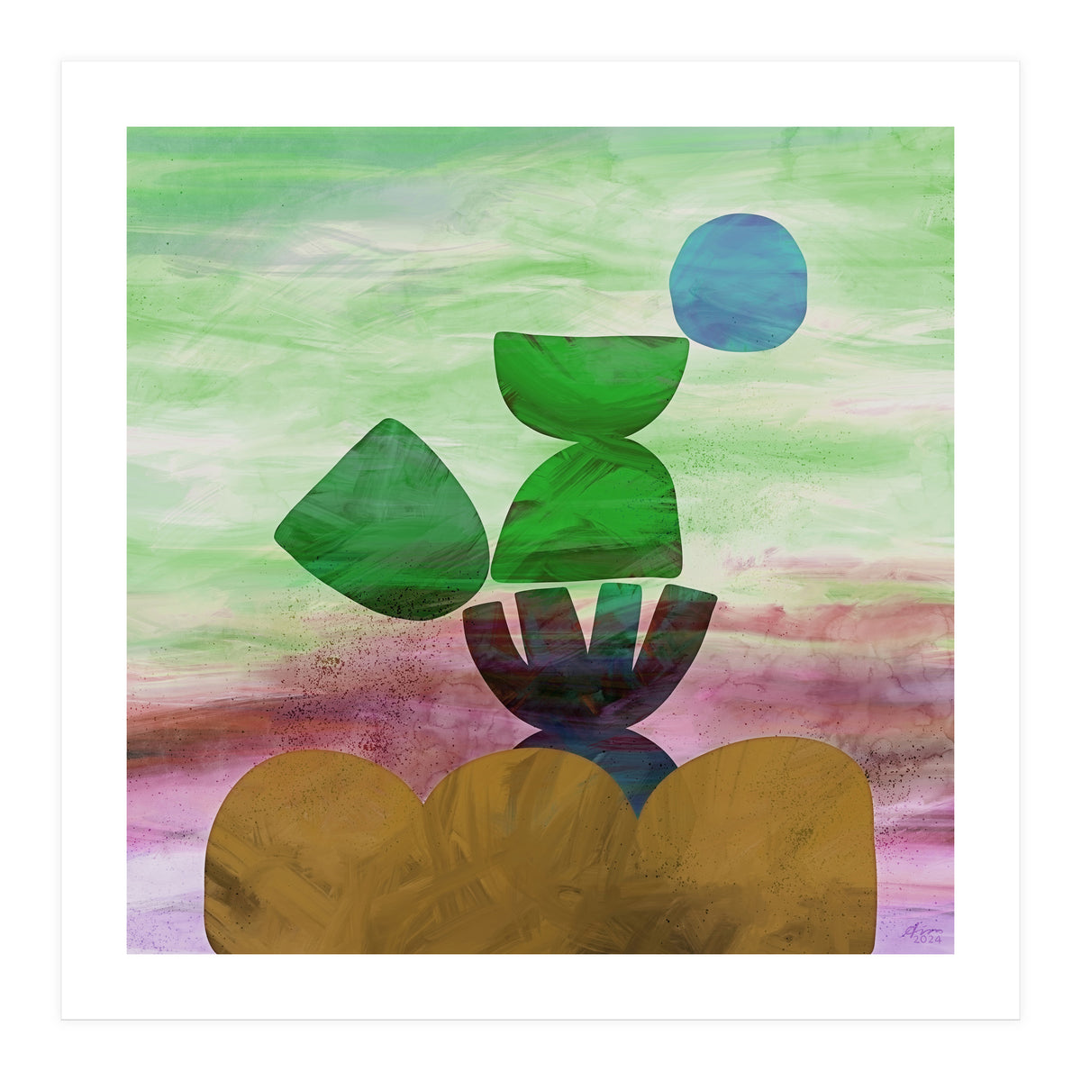 Balance (green) (Print Only)