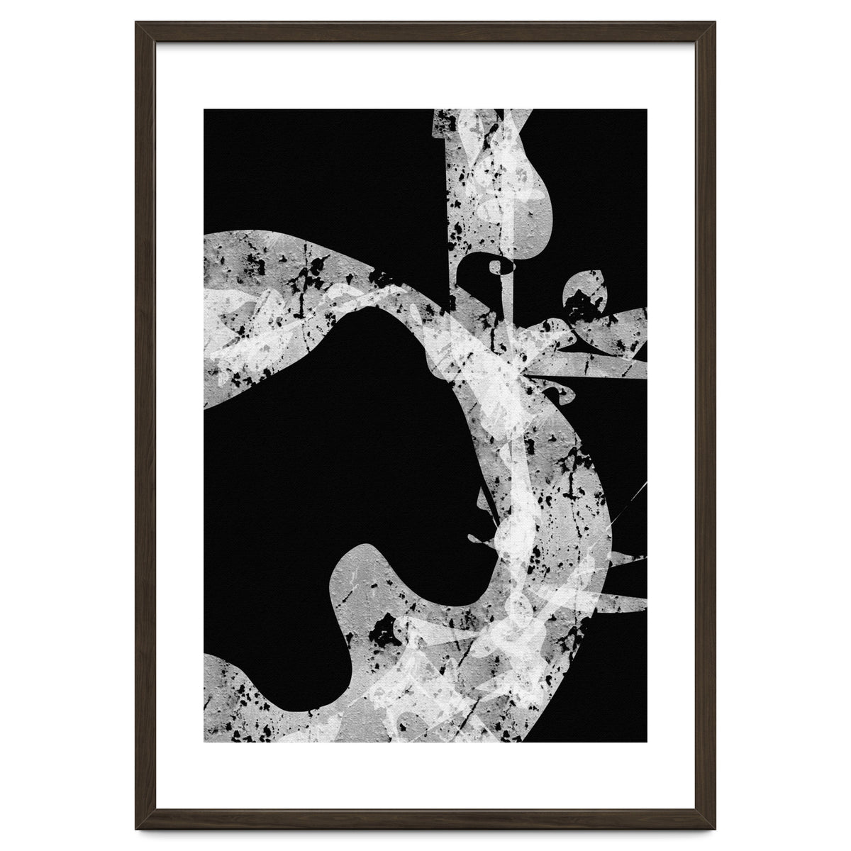 Black and White Abstract