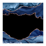 Navy & Rose Gold Agate Texture 18 (Print Only) thumbnail