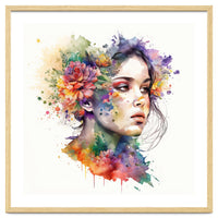 Ethereal Bloom Portrait