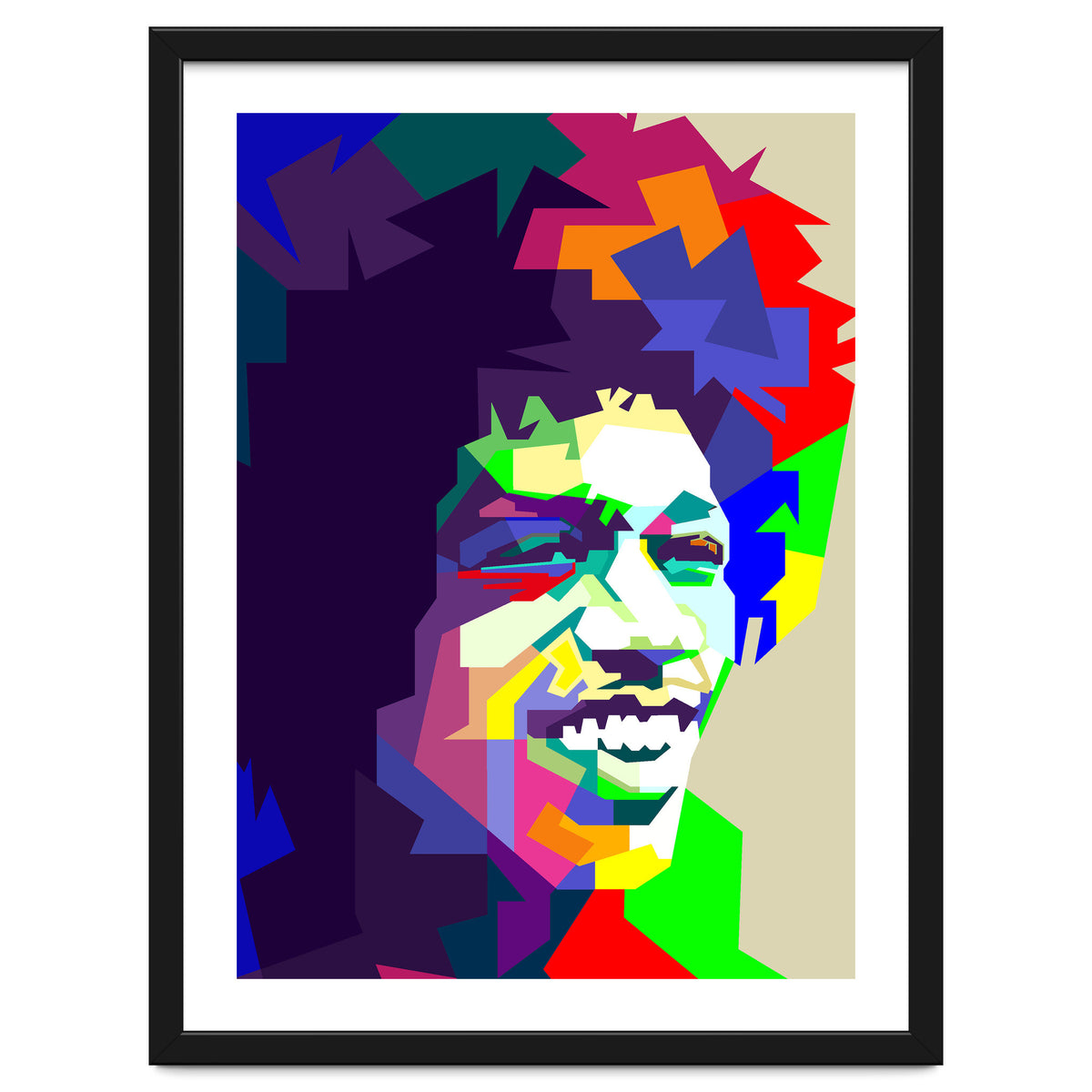 Jimi Hendrix Rock And Blues Music Pop Art