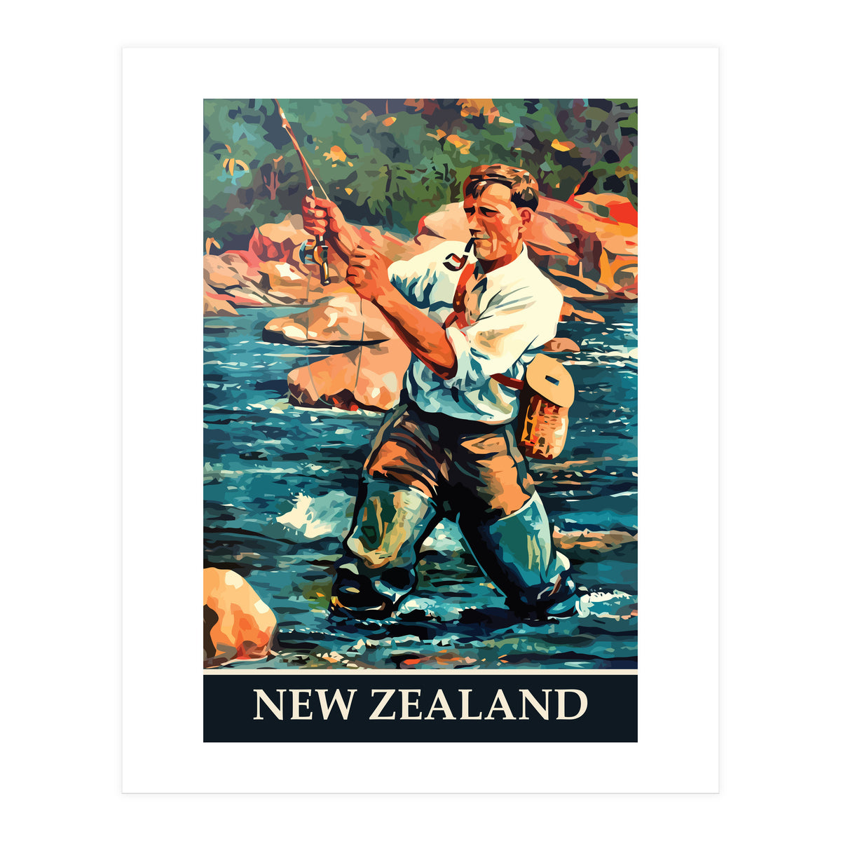 New Zealand Fishing (Print Only)