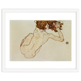 Kauernder Rueckenakt - Crouching nude,back view,1917. Gouache and pencil, 29,5 x 45 cm. thumbnail