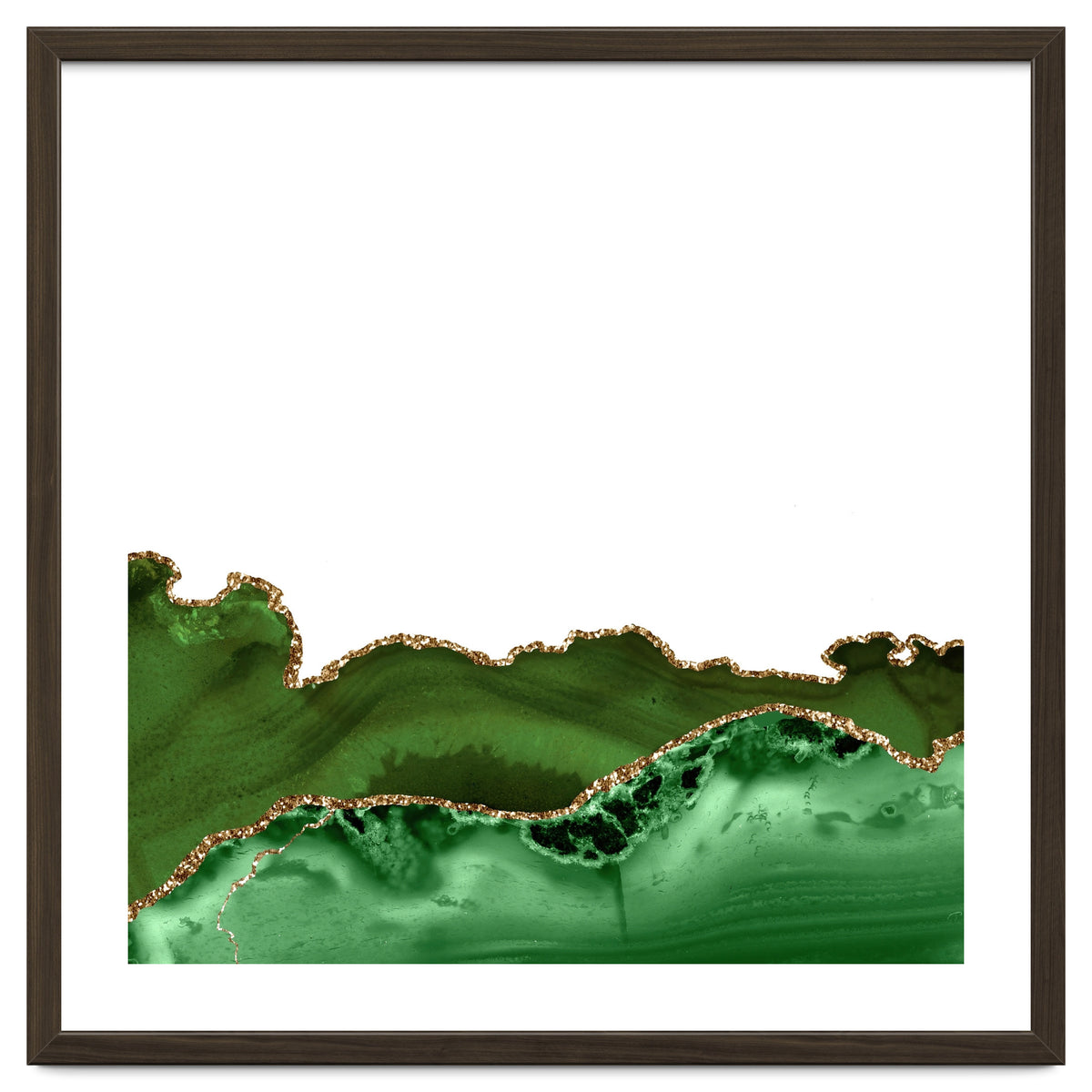 Green & Gold Agate Texture 30