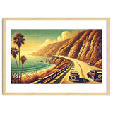 Vintage Coastal Road Journey Poster thumbnail