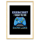 Exercise I Thought You Said Extra Lives – Gamer Humor Gift for Video Game Lovers thumbnail