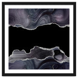 Black & Silver Glitter Agate Texture 03 thumbnail