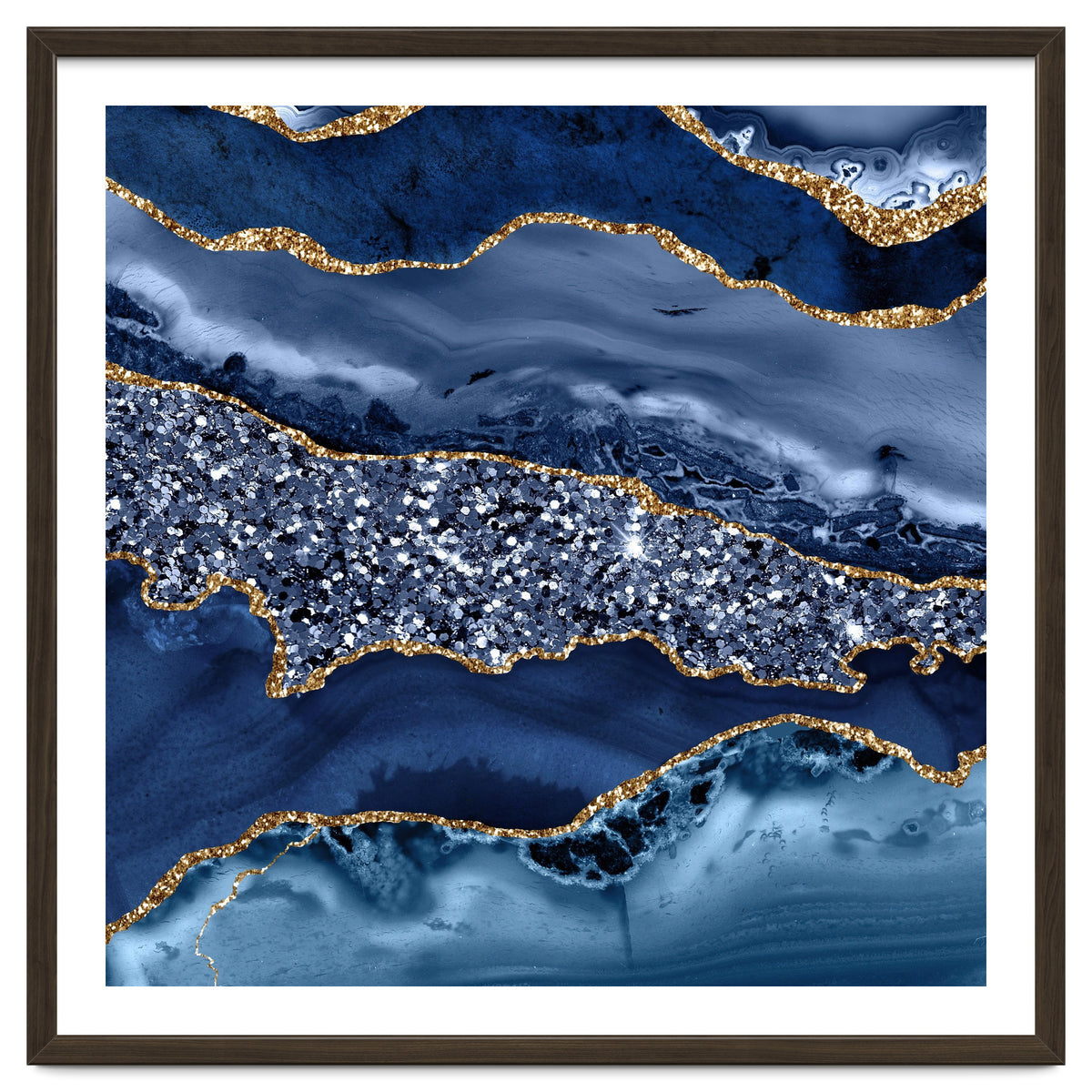 Agate Glitter Ocean Texture 07
