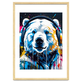 Polar Bear In Headphones, Graffiti thumbnail
