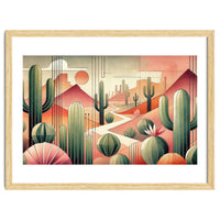 Art Deco Desert Cacti