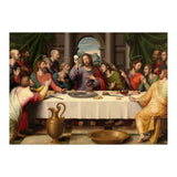 Juan de Juanes / 'The Last Supper', ca. 1562, Spanish School, Oil on panel, 116 cm x 191 cm, P00846. (Print Only) thumbnail