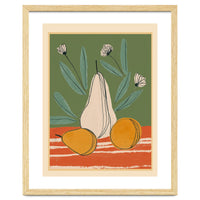 Abstract Pear Still Life