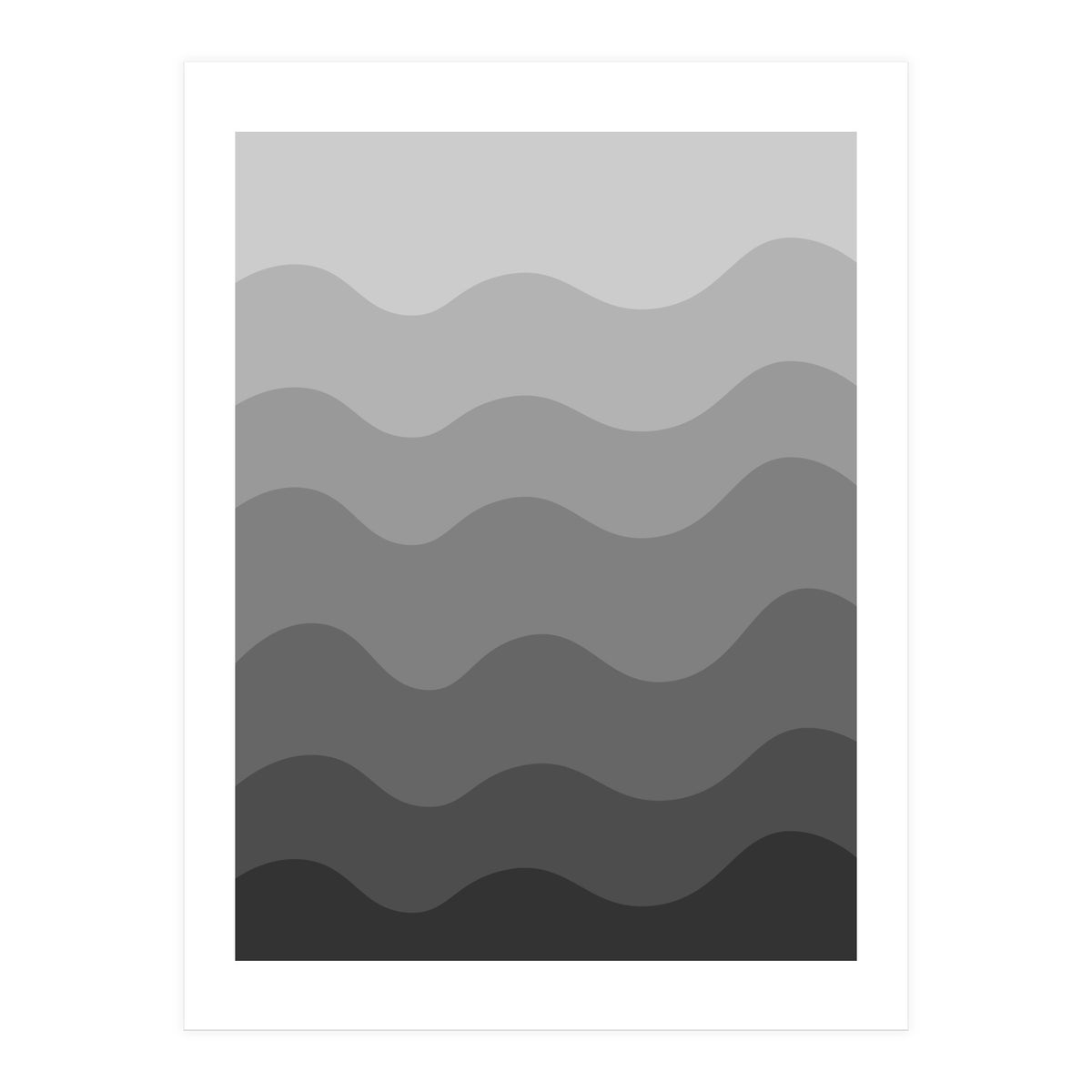 Grey gradient design (Print Only)