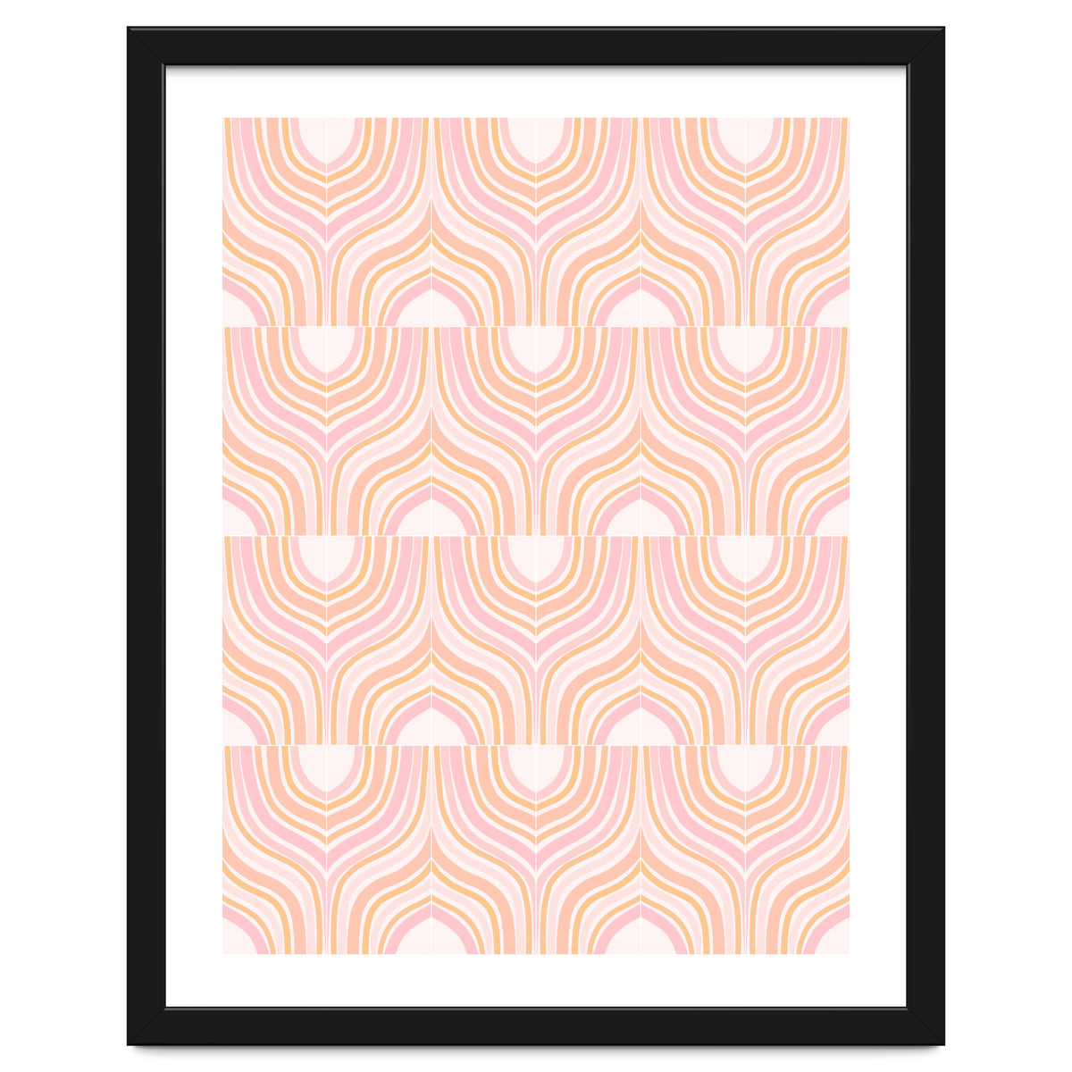 Peachy Marbeling Tiles