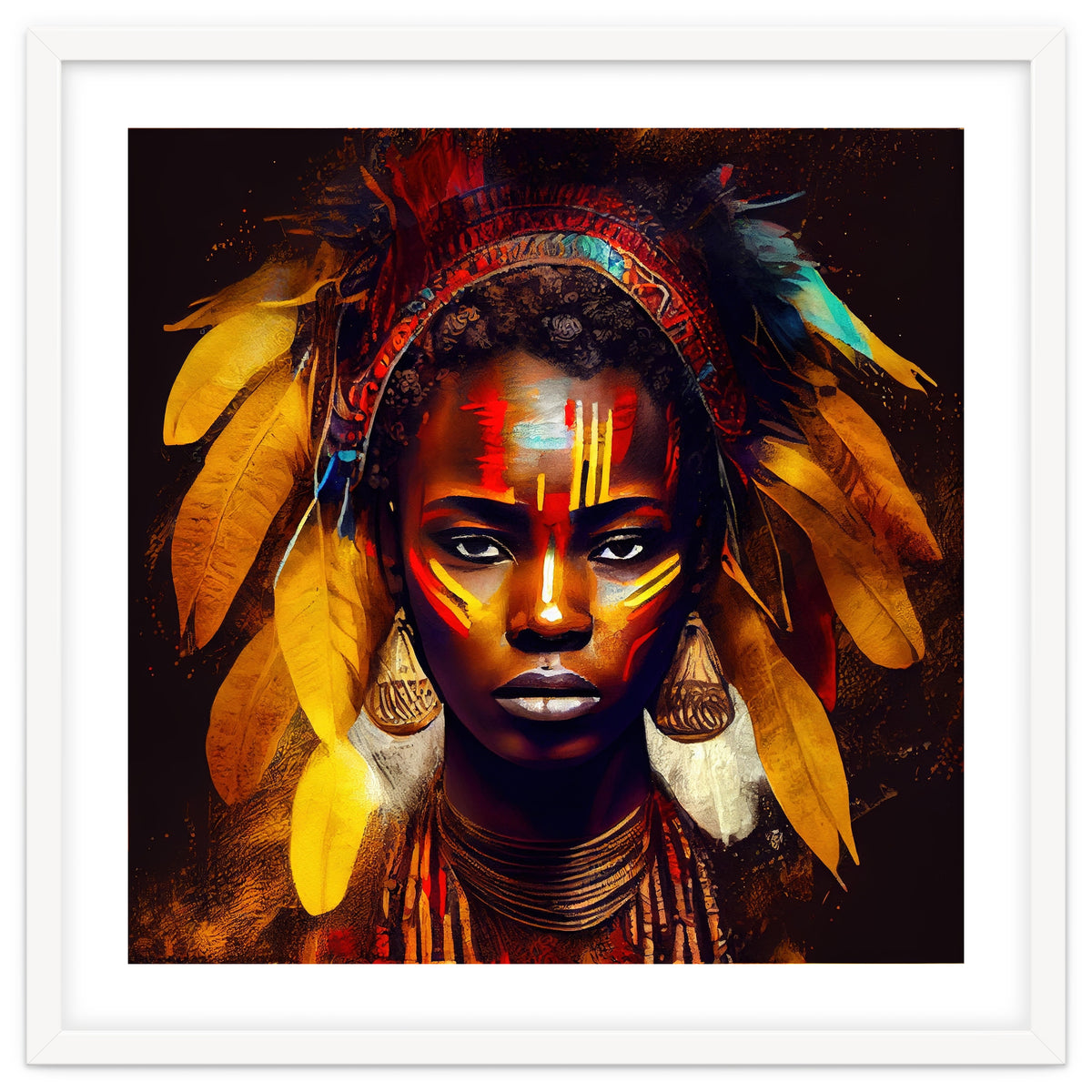 Powerful African Warrior Woman #2
