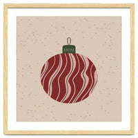 Christmas Globe with swirls