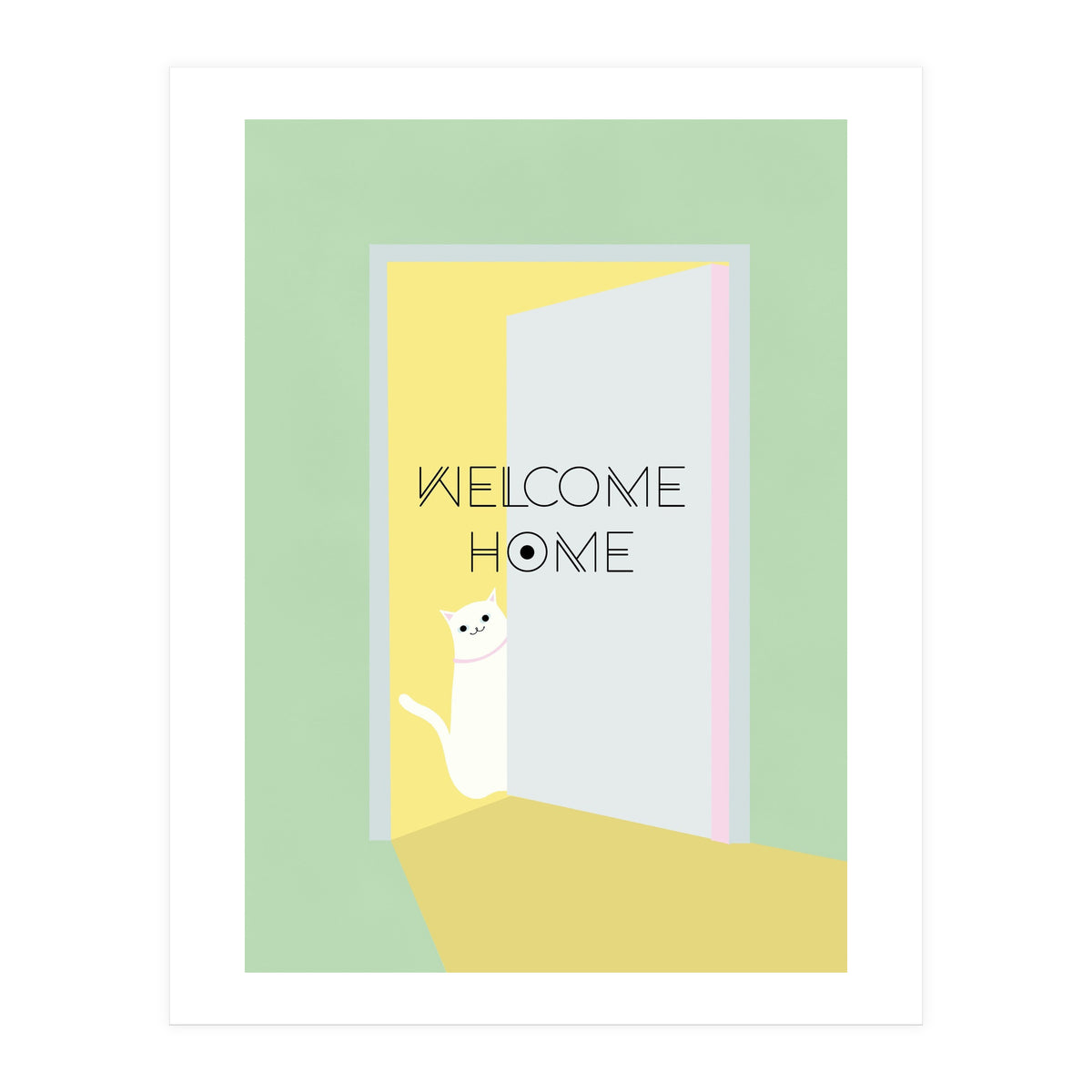 ‎WELCOME HOME - SWEET CAT (Print Only)
