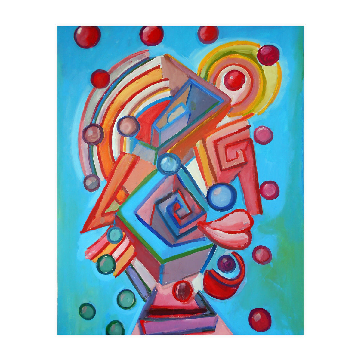 Retrato Cubista (Print Only)