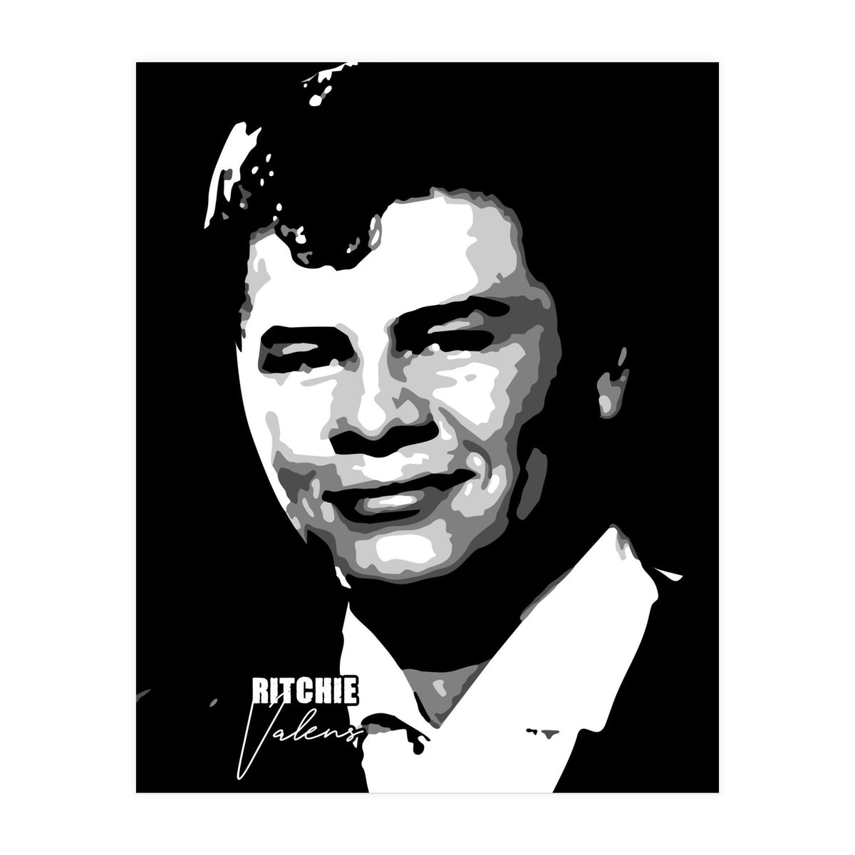 Ritchie Valens American Rock Musician Legend (Print Only)