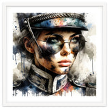 Watercolor Napoleonic Soldier Woman #5 thumbnail