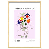 Paris Flower Market Picasso Style Art thumbnail