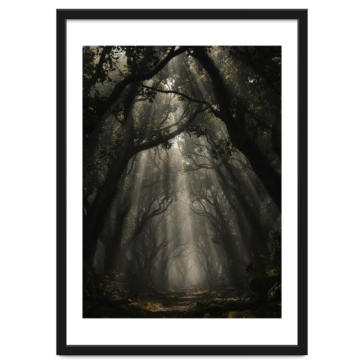 Enchanted Canopy: Mystical Forest Path