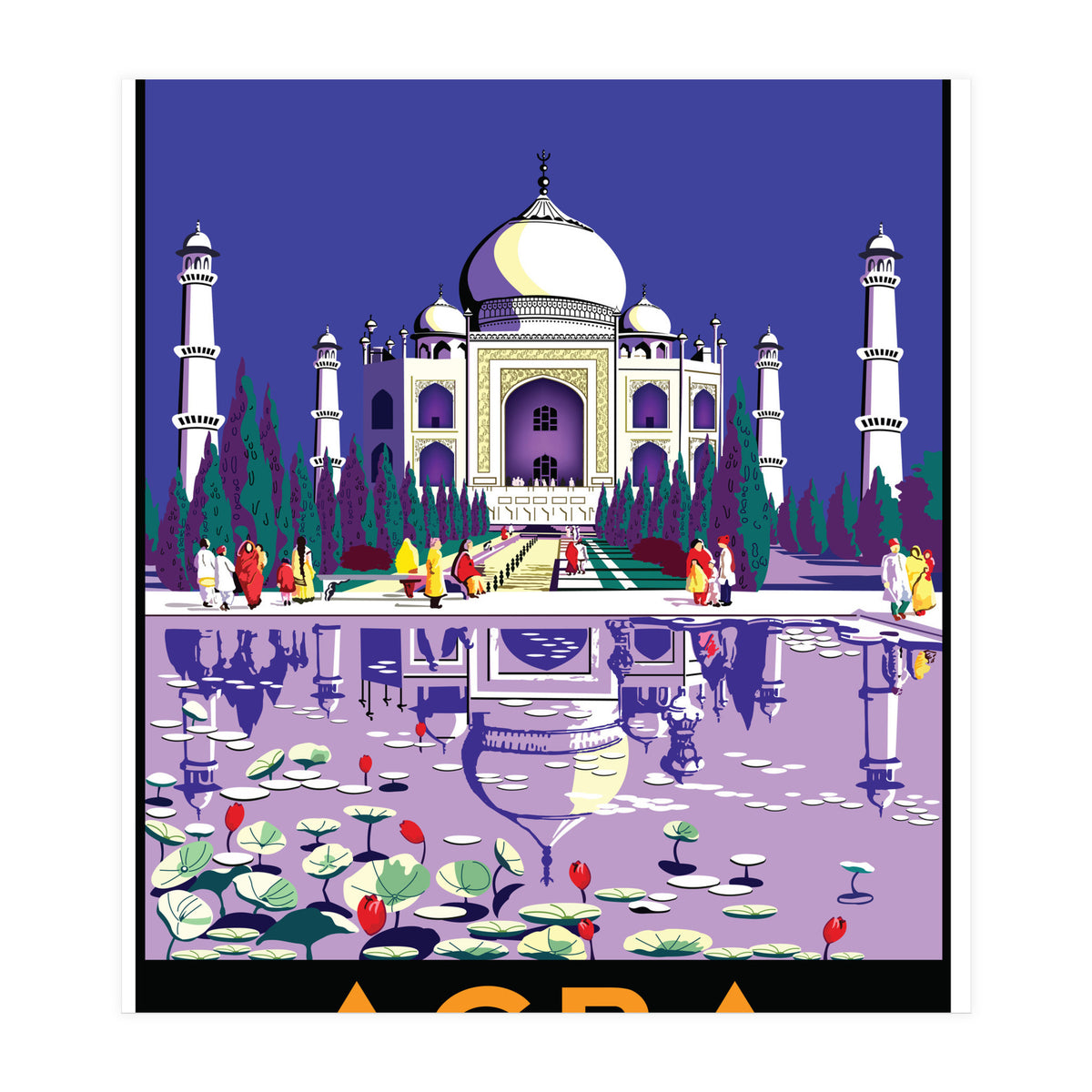 Agra, Taj Mahal, India (Print Only)