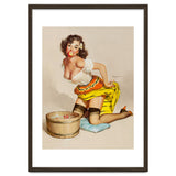 Pinup Girl Bobbing For Apples thumbnail
