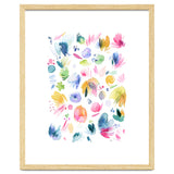 Abstract Watercolor Summer Flowers I thumbnail