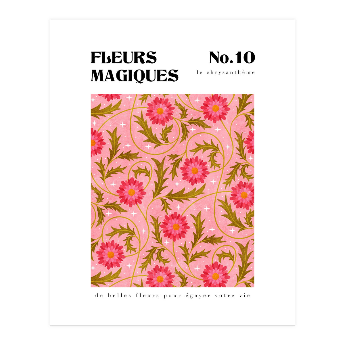 Magical Flowers No.10 Chrysanthemums (Print Only)