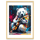 Polar Bear Playing Guitar, Graffiti thumbnail