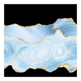 Blue & Gold Glitter Agate Texture 04 (Print Only) thumbnail