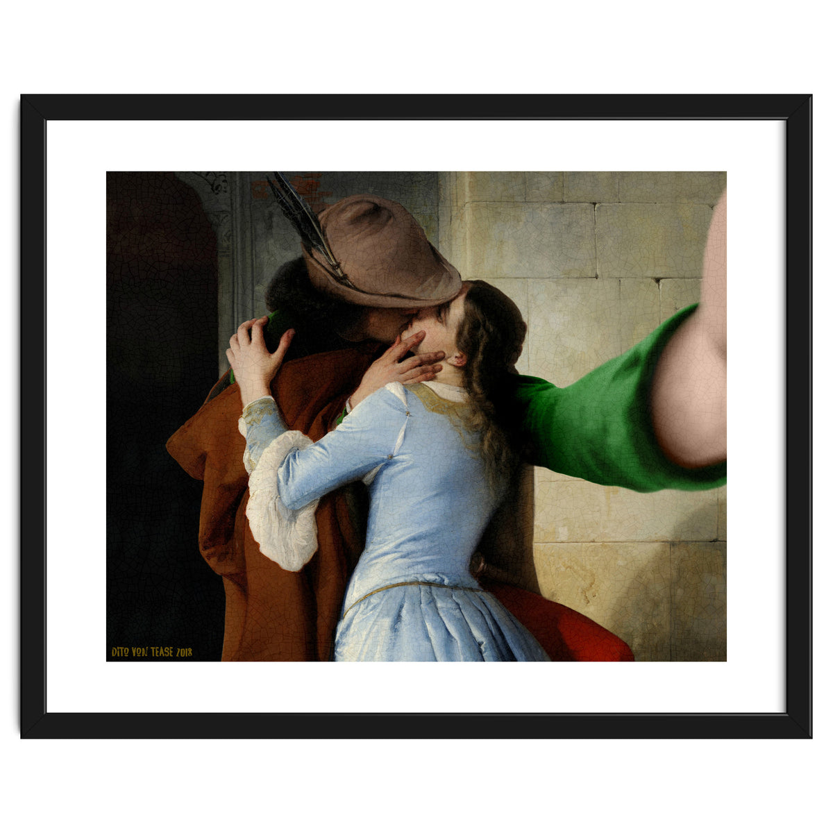 Francesco Hayez - The Kiss - Selfie