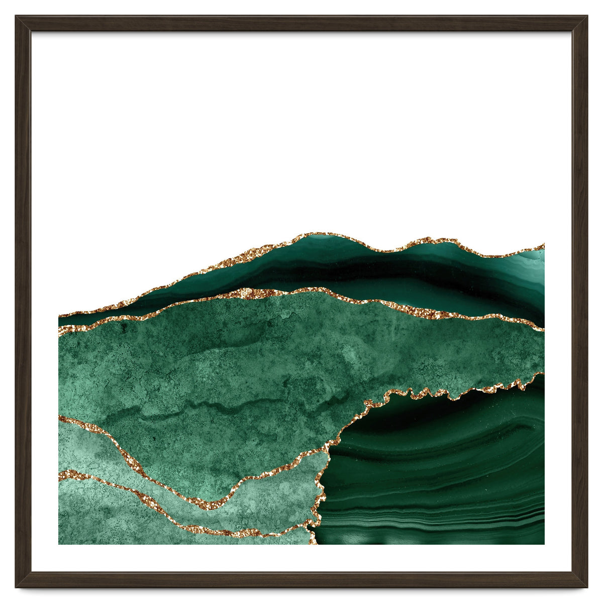 Emerald & Gold Agate Texture 06
