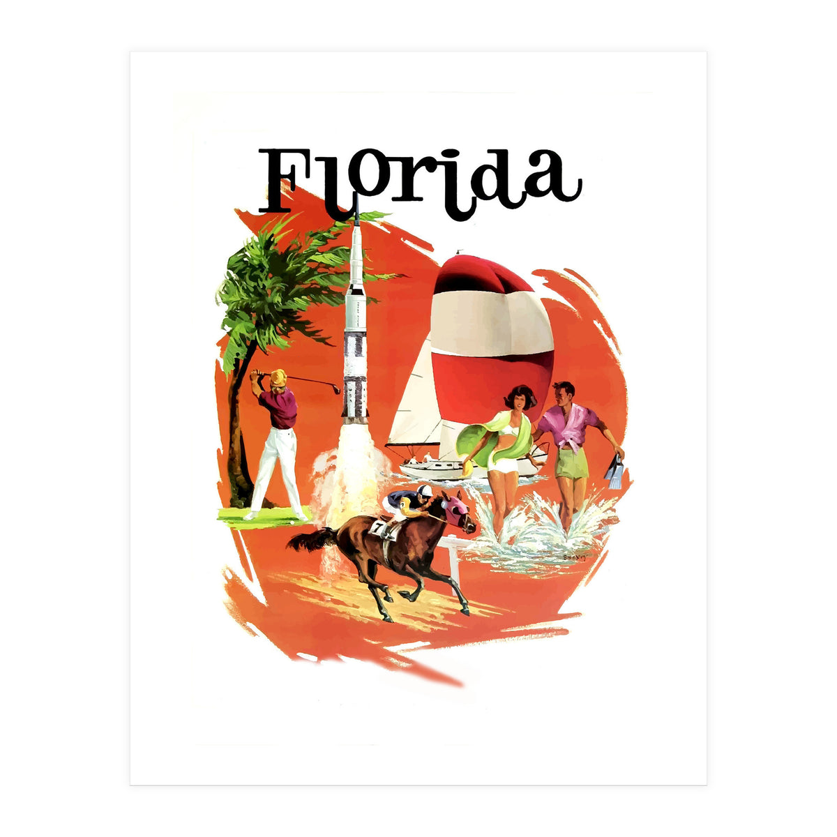 Florida, Tourist Attractions (Print Only)