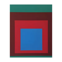 Josef Albers - HOMAGE TO THE SQUARE: Green, Red, Blue (Print Only)