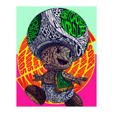 Toad Mushroom Cartoon Pop Art (Print Only) thumbnail