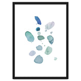 Watercolor Aqua Abstract Spots I thumbnail