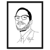 Malcolm X Illustration thumbnail