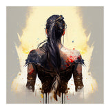 Warrior Woman From Behind (Print Only) thumbnail